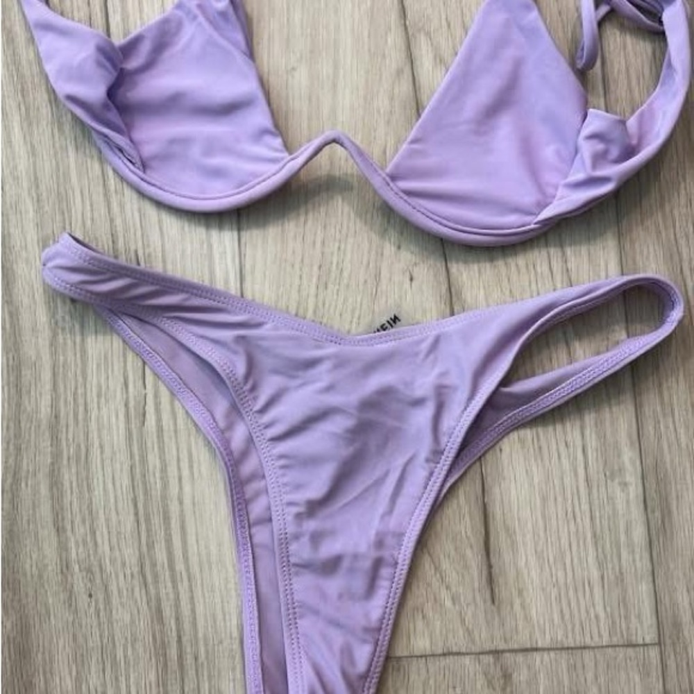 SHEIN Lavender Bikini Set